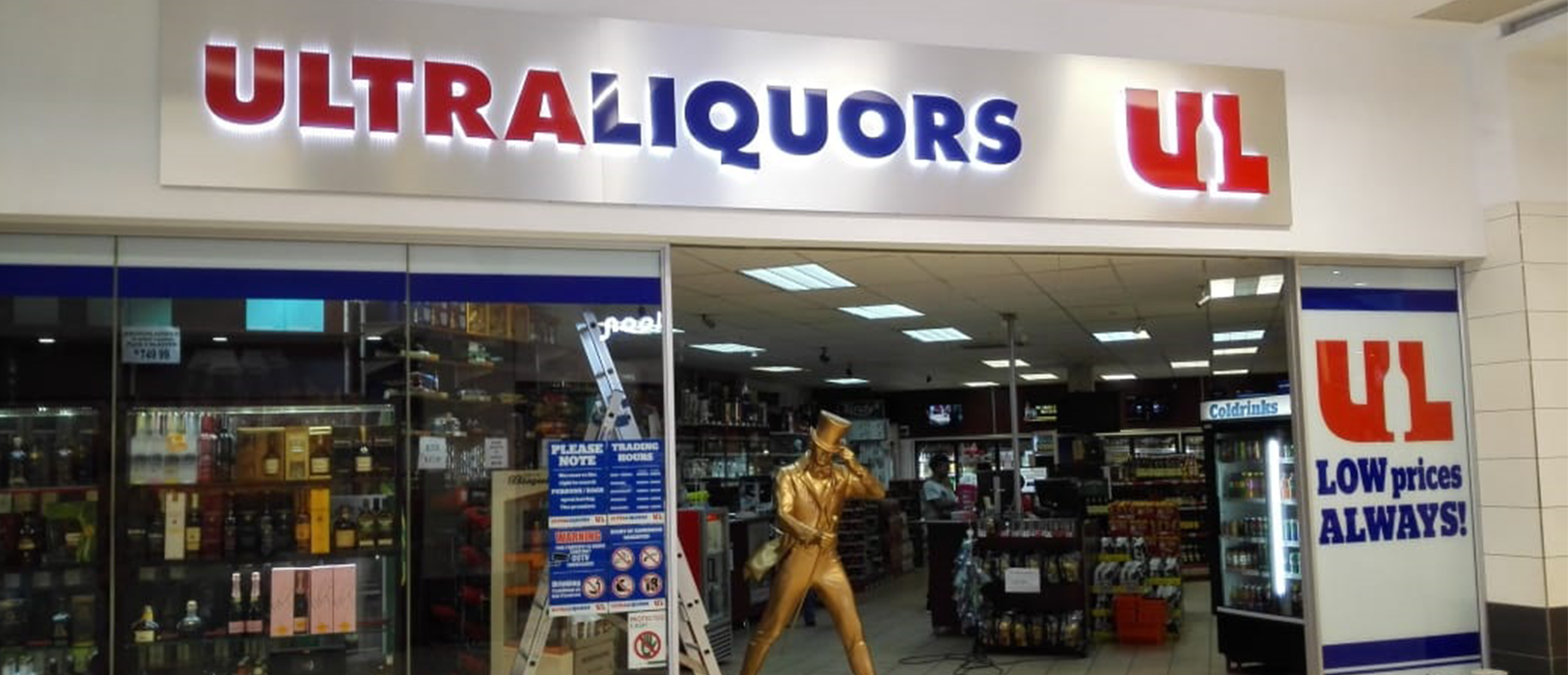 Ultra Liquors Signage